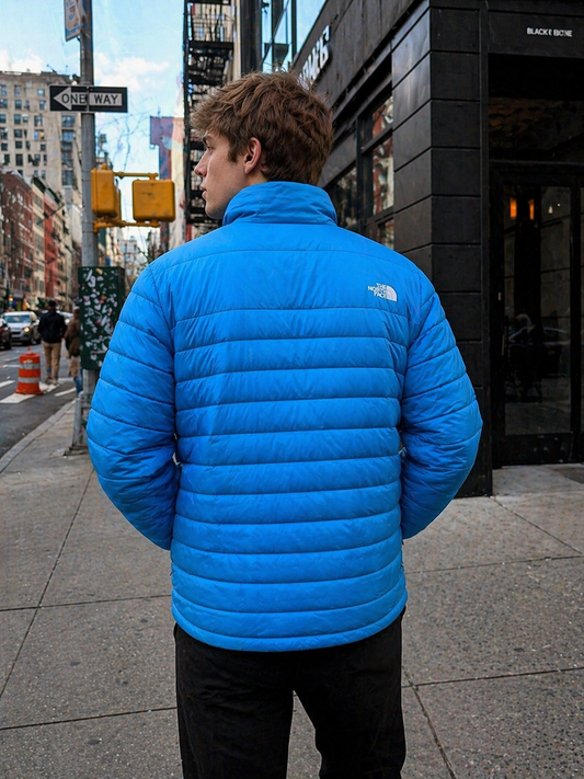 🔥 THE NORTH FACE PUFFER JACKET – AZUL PREMIUM 🔥