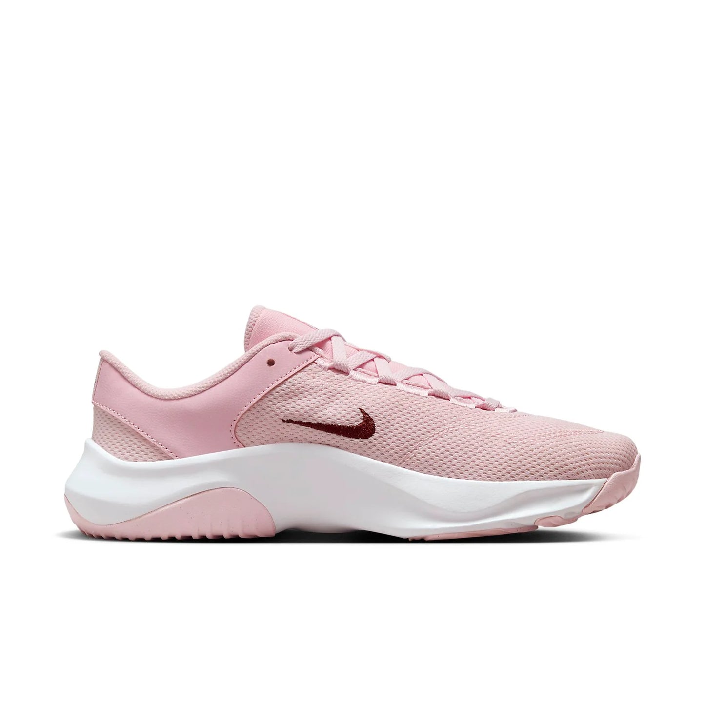 nike legend essential 3 nn rosado blanco talla 7